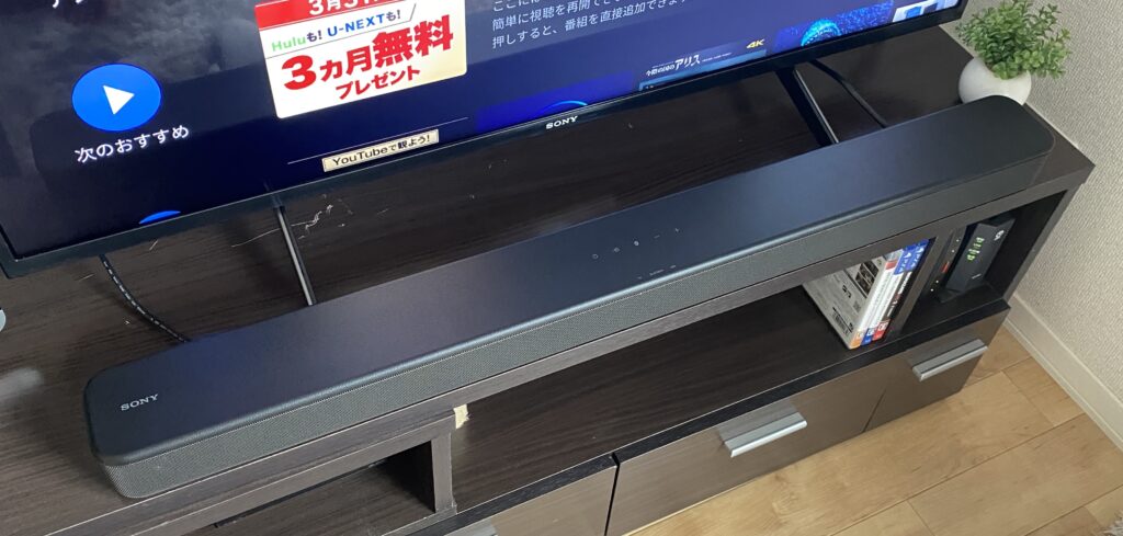 SONY　サウンドバー　HT-S100F